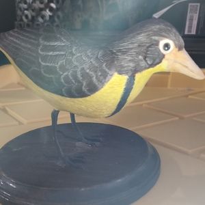 Yellow and Black Bird Figurine